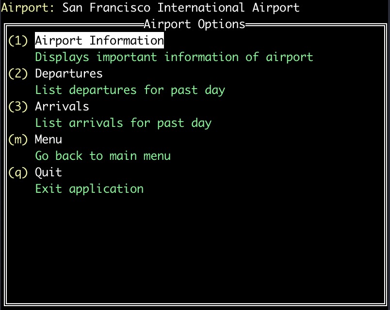 Terminal Flight Tracker